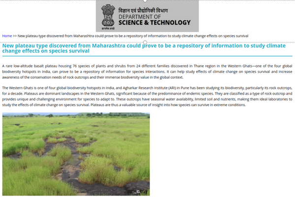 Plateau Discovery - Repository for Climate Change Study